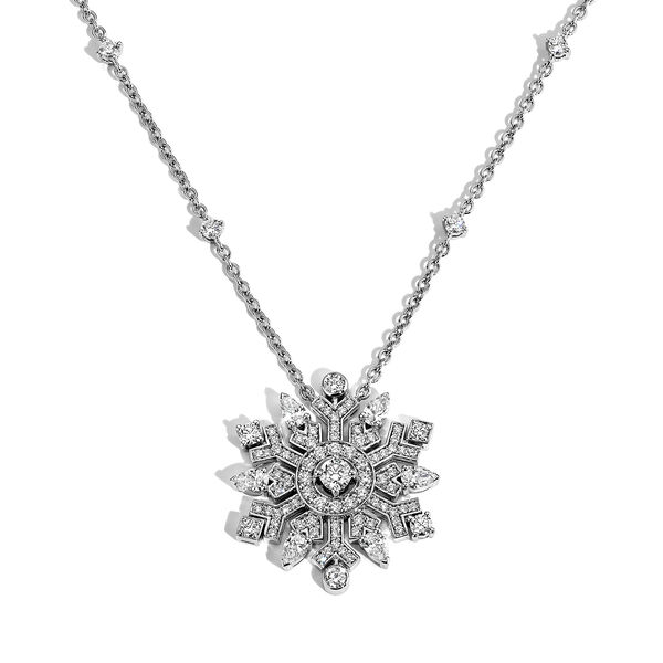 Large Diamond Pendant Necklace